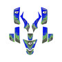 kawasaki kfx50 graphics kit 2003-2006 fracture series blue