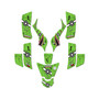 kawasaki kfx50 graphics kit 2003-2006 predator series green