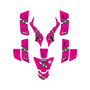 kawasaki kfx50 graphics kit 2003-2006 predator series magenta