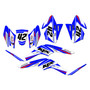 kawasaki kfx50 graphics kit 2007-2026 lethal series blue