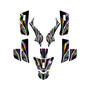 kawasaki kfx50 graphics kit 2003-2006 prime series rainbow