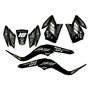 kawasaki kfx50 graphics kit 2007-2026 rebel series green