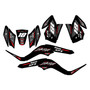 kawasaki kfx50 graphics kit 2007-2026 rebel series red