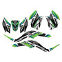 kawasaki kfx50 graphics kit 2007-2022 shred series green