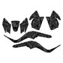 kawasaki kfx50 graphics kit 2007-2022 snagged series smoke