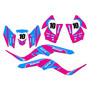 kawasaki kfx50 graphics kit 2007-2022 speed series magenta