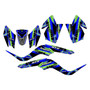 kawasaki kfx50 graphics kit 2007-2022 swift series blue