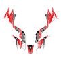 kawasaki kfx90 graphics kit all years future series red