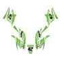 kawasaki kfx90 graphics kit all years lethal series green