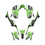 kawasaki kfx700 graphics kit all years blazing series green