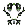kawasaki kfx700 graphics kit all years electron series green