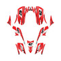 kawasaki kfx700 graphics kit all years lethal series red