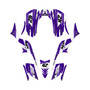 kawasaki kfx700 graphics kit all years lethal series purple