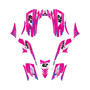kawasaki kfx700 graphics kit all years lethal series magenta