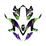 kawasaki kfx450r graphics kit 2008-2014 division series purple