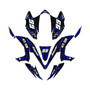 kawasaki kfx450r graphics kit 2008-2014 electron series blue