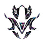 kawasaki kfx450r graphics kit 2008-2014 electron series magenta