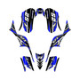kawasaki kfx700 graphics kit all years shred series blue