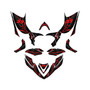 honda trx700ex graphics kit all years prime series red-shift
