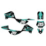 apollo rfz graphics kit all years spear series teal