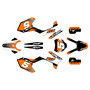 apollo rxf graphics kit all years turbo series orange