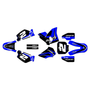 honda cr80 graphics kit 1998-2003 lightning series blue