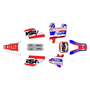 honda cr80 graphics kit 1993-1995 redeemer series red-blue