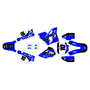 honda cr80 graphics kit 1998-2003 speed series blue