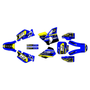 honda cr80 graphics kit 1998-2003 warrior series blue
