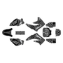 honda cr85 graphics kit 2003-2014 pecker series smoke