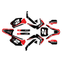 honda cr125 graphics kit 2000-2001 lightning series red