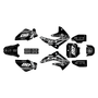 honda cr85 graphics kit 2003-2014 rift series white