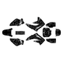 honda cr85 graphics kit 2003-2014 shatter series smoke