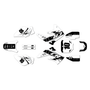 honda cr85 graphics kit 2003-2014 speed series white