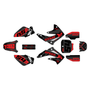 honda cr85 graphics kit 2003-2014 split series red-shift