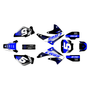 honda cr85 graphics kit 2003-2014 turbo series blue