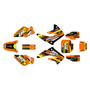 honda cr85 graphics kit 2003-2014 warrior series orange