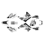 honda cr85 graphics kit 2003-2014 warrior series white