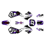 honda cr250 graphics kit 1997-1999 evader series purple