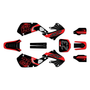 honda cr250 graphics kit 1997-1999 fh series red-shift