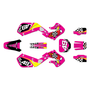honda cr250 graphics kit 1997-1999 pecker series magenta