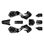 honda cr250 graphics kit 1997-1999 semper series smoke