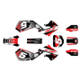 honda cr250 graphics kit 1997-1999 turbo series red