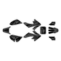 honda crf50 graphics kit 2004-2012 fresh series smoke