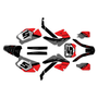 honda cr250 graphics kit 2000-2001 venom series red