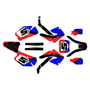 honda cr250 graphics kit 2000-2001 venom series blue