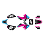 honda crf50 graphics kit 2004-2012 lightning series magenta