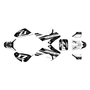 honda crf50 graphics kit 2013-2026 axis series white