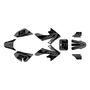 honda crf50 graphics kit 2004-2012 og series smoke