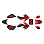 honda crf50 graphics kit 2013-2026 fatality series red-shift